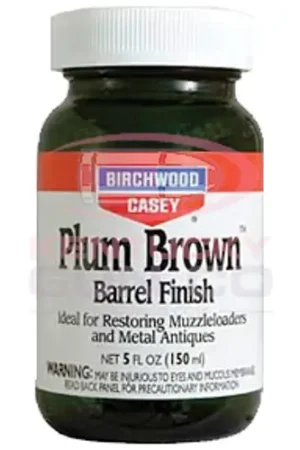 Express Delivery - BIRCHWOOD CASEY Plum Brown Barrel Finish 5oz jar