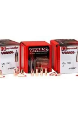 Top Quality | HORNADY Reloading Bullets V-Max 22 Cal 55 Grain 100rd