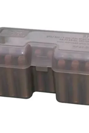 Almost Gone | MTM Ammo Box 22 Round Flip-Top 338, 45-70, 450 Clr-Smk