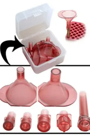 Best-Selling - MTM Universal Powder Funnel Kit 17 to 500 S&W ClrRed
