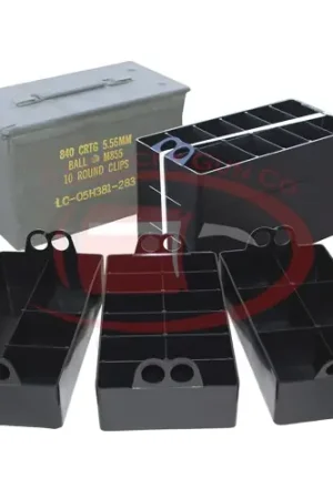 Act Fast - MTM Ammo Can Organizer Insert 3pk 22 compartment Black