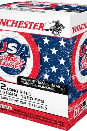 WINCHESTER USA Game & Target 22 LR 36gr Copper Plated Hollow Point Ammunition | 50 Rounds - Price Drop