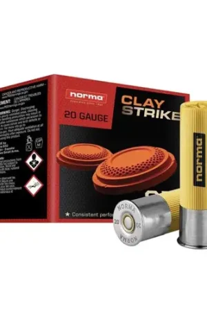 Add to Cart - NORMA AMMO 20Ga Claystrike 2.75" #8 Shot 7/8oz 25rd