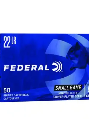 Act Fast - FEDERAL AMMO 22 LR HV 40Gr Copper Plated SolidGame-Shok 50rd