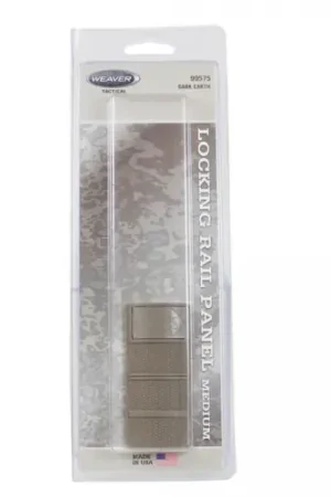 Ships Fast | WEAVER Locking Rail Panel 3.2" Medium - FDE