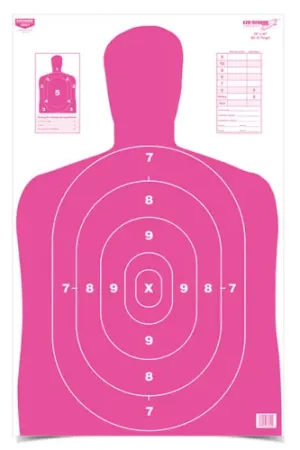 BIRCHWOOD CASEY Eze-Scorer 23x35" BC27 Pink Silhouette | 100 Count | Must-Have