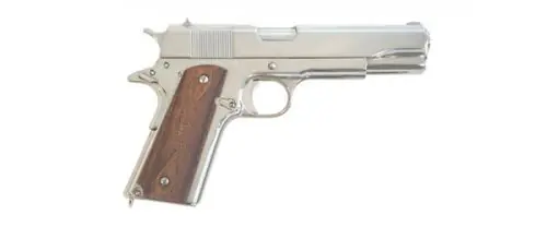 Cimarron 1911 .45 ACP Nickel Pistol - Factory Direct