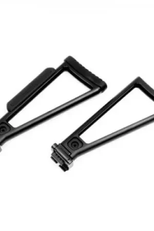 A3 Tactical Hinge LH/RH Triangle Stock Body with Cheek Rest and Buttpad 9in Picatinny Folding Black - Selling Fast