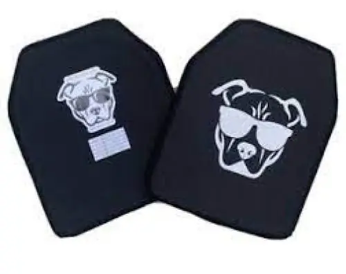 Sale - GA Precision Guard Dog Level III 10x12 Ceramic UHMWPE Plate Black