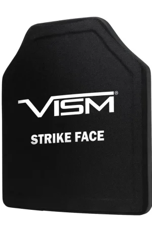 Professional Grade - NcSTAR PE Ballistic Plate 10x12 Shooter's Cut Level III Plus Black