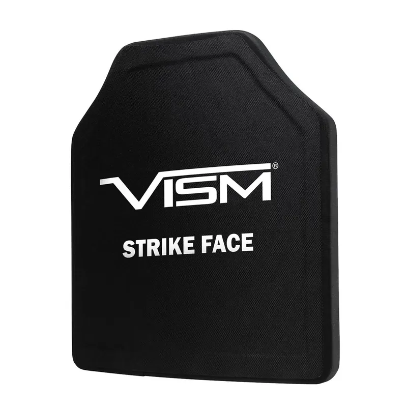 Professional Grade - NcSTAR PE Ballistic Plate 10x12 Shooter's Cut Level III Plus Black