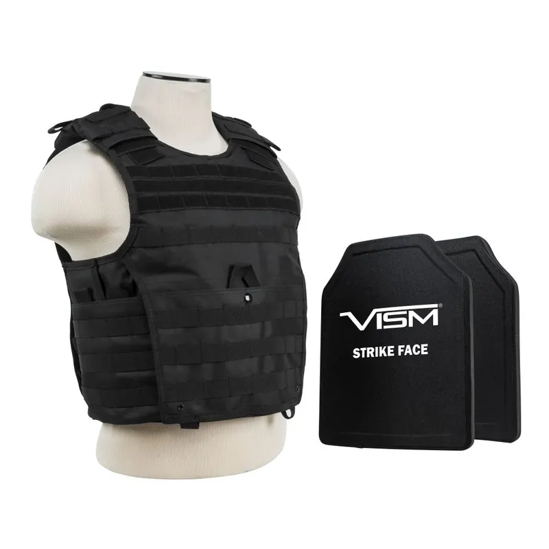 Buy Direct | NcSTAR Expert Carrier Vest with 10x12 PE Hard Plates Black