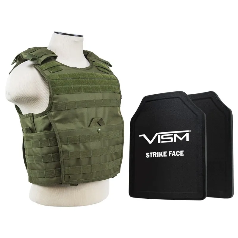 Best Price | NcSTAR VISM Expert Plate Carrier Vest with Level III+ 11x14 Shooters Cut Plates