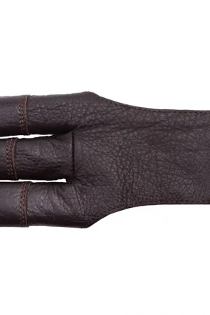 .30-06 Outdoors CowHide Shooting Glove 3 Finger Brown - Just Added